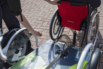 Vanraam veloplus Vélo Fauteuil - système pour treuiller le fauteuil