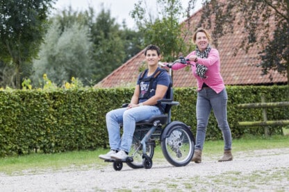 Van Raam OPair vélo fauteuil - fauteuil détaché sert de fauteuil roulant