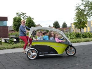 Découvrez le GoCab : Le Vélo-cargo Électrique pour le Transport d’Enfants